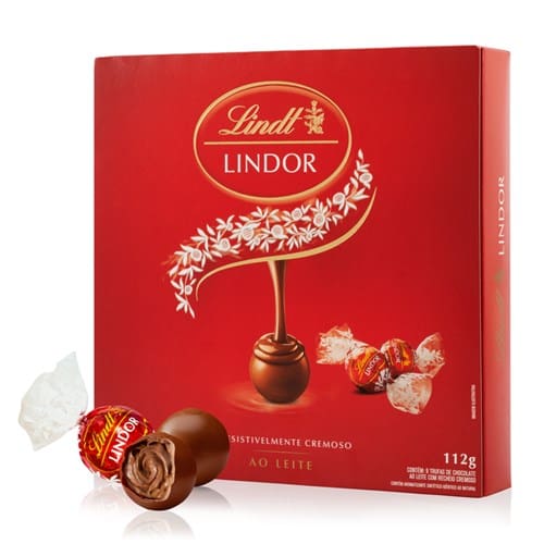 imagem de CHOCOLATE LINDT LINDOR PRESENTE AO LEITE
