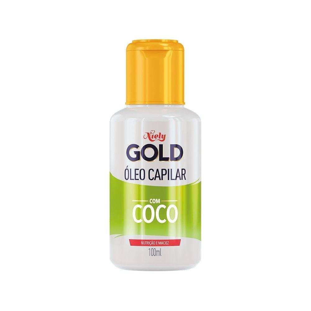 imagem de ÓLEO CAPILAR NIELY GOLD ÁGUA DE COCO 100ML