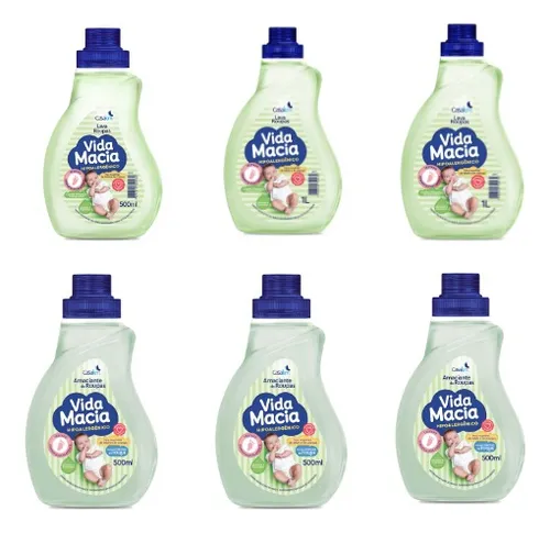 imagem de LAVA ROUPAS VIDA MACIA 500ML ERVA DOCE