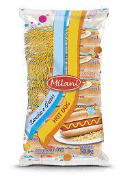 imagem de PÃO MILANI HOT DOG COM 10