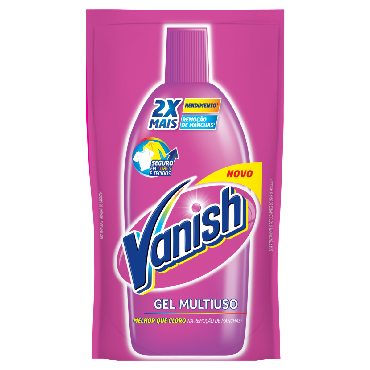 imagem de ALVEJANTE VANISH SACH MULTIUSO GEL ROSA 500ML