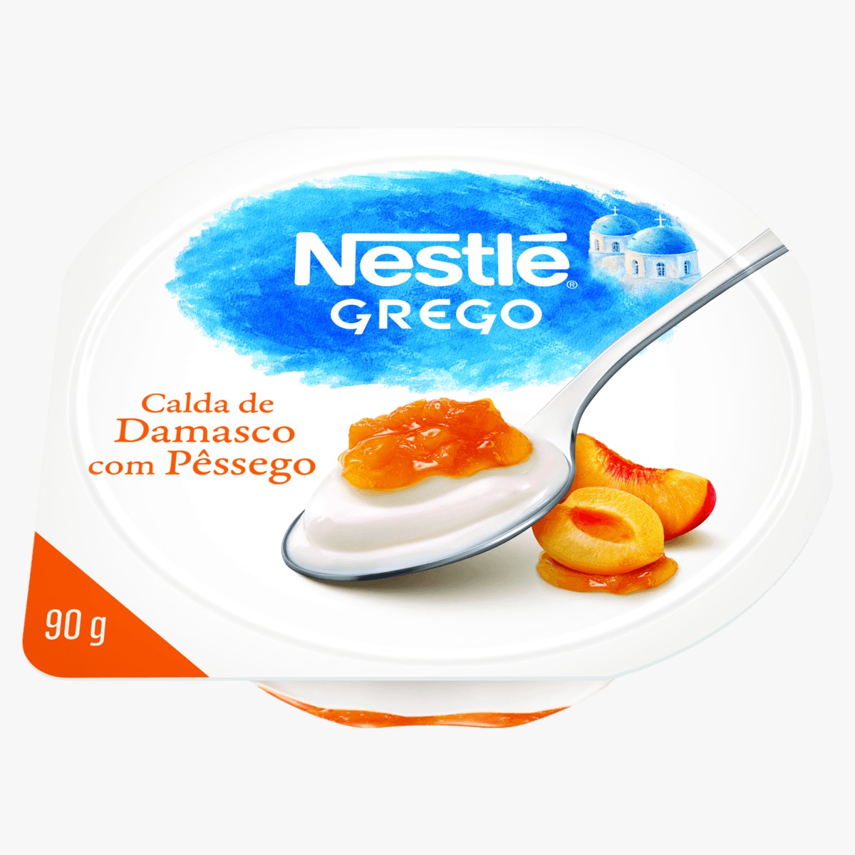 imagem de IOGURTE NESTLÉ GREGO 90G DAMASCO PESSEGO
