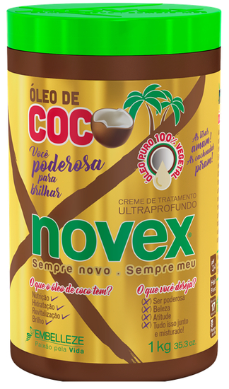 imagem de CREME TRATAMENTO NOVEX ÓLEO DE COCO 1KG