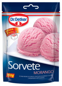 imagem de PÓ SORVETE DR.OETKER 150G MORANGO