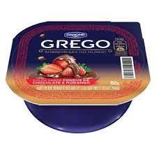 imagem de IOGURTE DANONE GREGO 90G FONDUE MORANGO CHOCOLATE