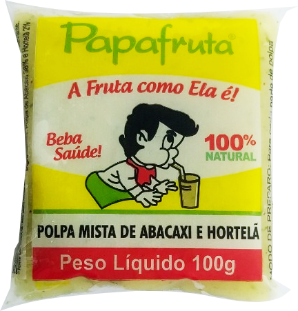 imagem de POLPA PAPA FRUTA 100G ABACAXI HORTELÃ