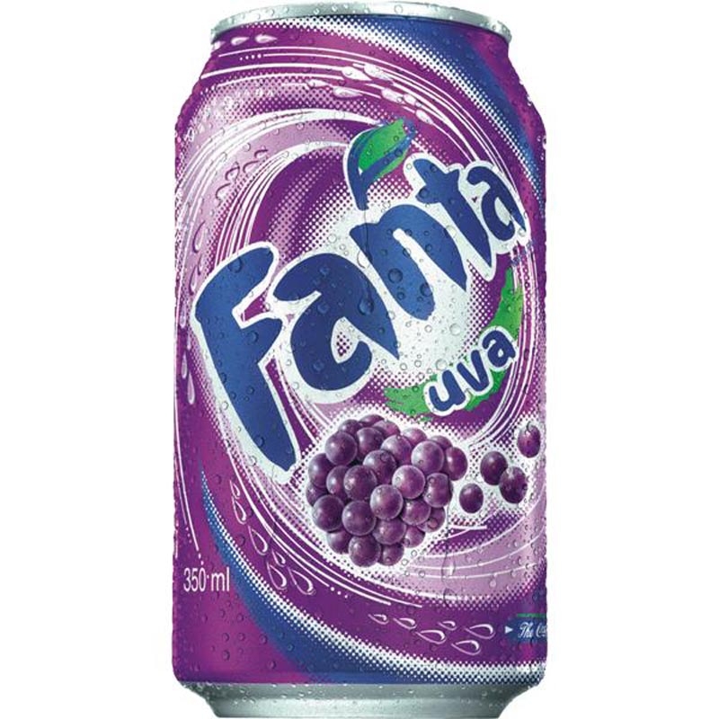 imagem de REFRIGERANTE UVA FANTA LATA 350ML