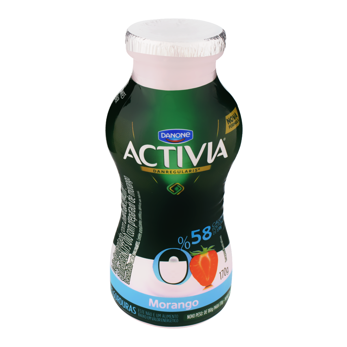 imagem de LEITE FERMENTADO ACTIVIA 170G ZERO MORANGO