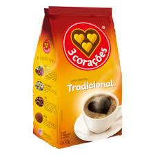 imagem de CAFÉ 3 CORAÇÕES TRADICIONAL 500G