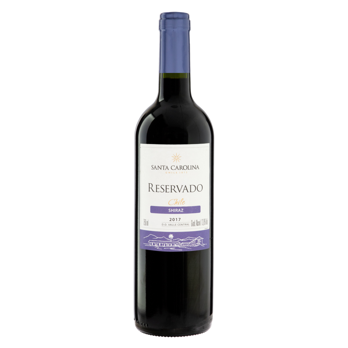 imagem de VINHO TINTO CHILENO SANTA CAROLINA SYRAH 2016 750ML