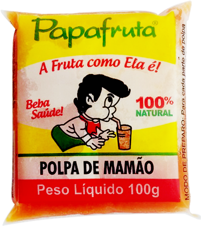 imagem de POLPA PAPA FRUTA 100G MAMÃO