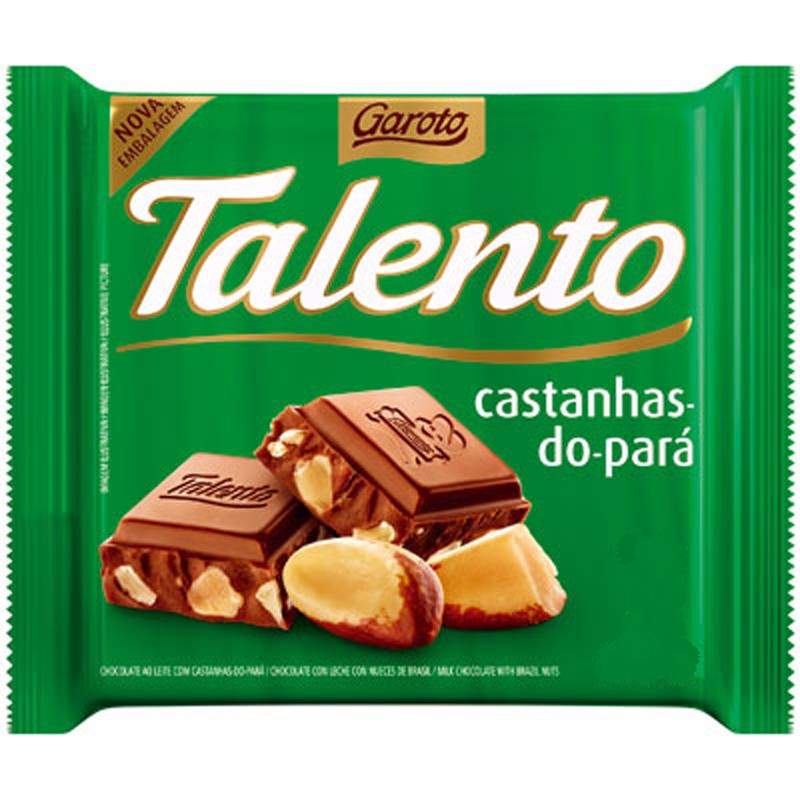 imagem de CHOCOLATE TALENTO 25G CASTANHA DO PARÁ