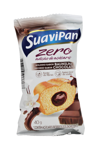 imagem de BOLINHO SUAVIPAN BAUNILHA CHOCOLATE 40G