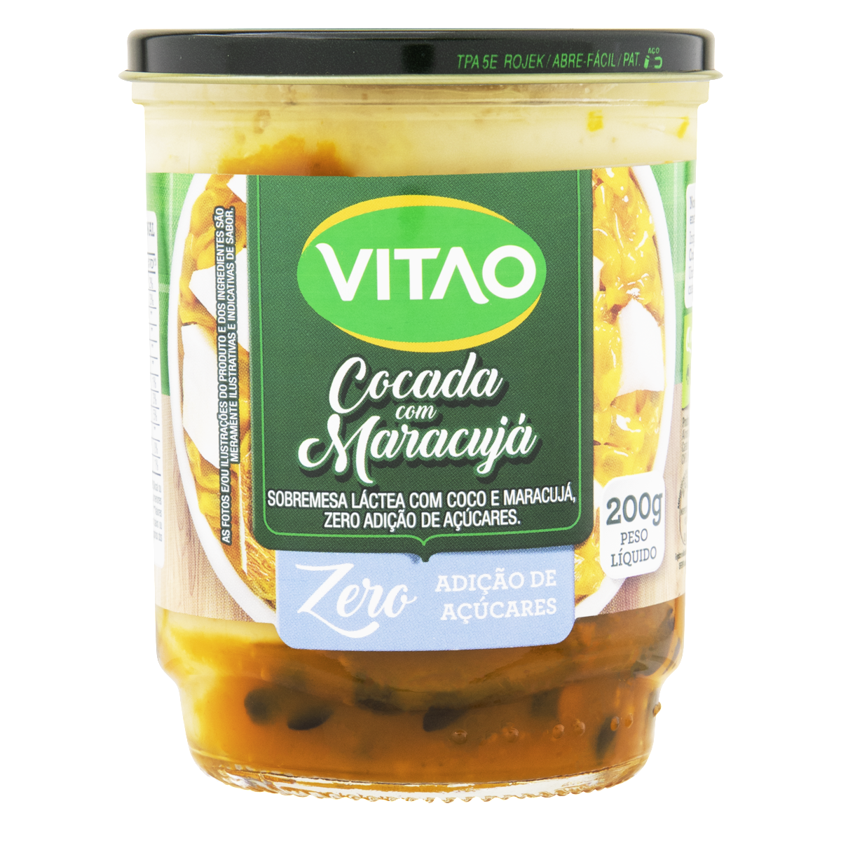 imagem de COCADA C/ MARACUJÁ ZERO VITAO 200GR