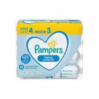 imagem de LENÇO UMEDECIDO PAMPERS HIGIENE COMPLETA 48UN