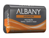 imagem de SABONETE ALBANY SUAVE MEN MULT LARANJA 85G