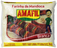 imagem de FARINHA MANDIOCA AMAFIL 1KG BRANCA