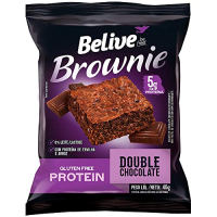 imagem de BROWNIE BELIVE DOUBLE 40G CHOC PROTE