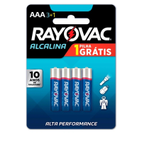 imagem de PILHA RAYOVAC PALITO ALCALINA LV4PG3