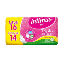 imagem de ABSORVENTE INTIMUS GEL COM ABAS SECO PACOTE L16PG14