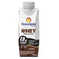 imagem de BEBIDA LÁCTEA PIRACANJUBA WHEY 250ML CACAU 23G PROTEÍNA