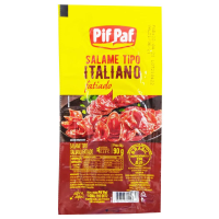 imagem de SALAME ITALIANO PIF PAF 90G ARTESANO FATIADO