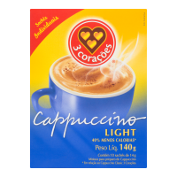 imagem de CAPPUCCINO 3 CORAÇÕES LIGHT 140G