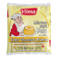 imagem de MISTURA BOLO VILMA 400G CHOCOLATE BRANCO