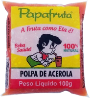 imagem de POLPA PAPA FRUTA 100G ACEROLA