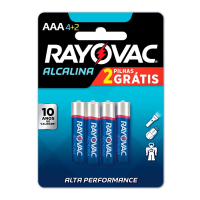 imagem de PILHA RAYOVAC PALITO ALCALINA C/6UN