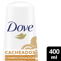 imagem de CONDICIONADOR DOVE 400ML CACHEADO TEXTURAS REAIS