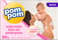 imagem de SABONETE POM POM BABY ÓLEO AMÊNDOAS 80G