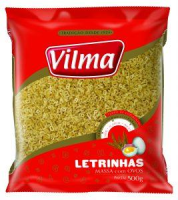 imagem de MACARRÃO VILMA COM OVOS 500G LETRINHAS