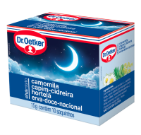 imagem de CHÁ CAMOMILA DR.OETKER 150G CIDREIRA,HORTELÂ E.DOCE