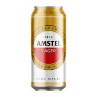 imagem de CERVEJA AMSTEL 473ML LATÃO CX 12 UNIDADES