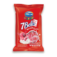 imagem de BALA GELATINA  ARCOR 7 BELO 70G MORANGO CREME