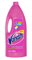 imagem de ALVEJANTE VANISH VIDRO MULTIUSO GEL ROSA 1.5LITROS