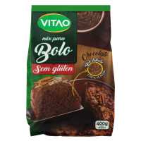 imagem de VITAO MIX BOLO CHOCOLATE S/GLÚTEN 400GR