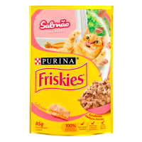 imagem de RAÇÃO PARA GATO FRISKIES 85G SALMÃO AO MOLHO