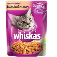 imagem de RAÇÃO WHISKAS 85G SALMÃO SACHÊ