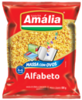 imagem de MACARRÃO AMÁLIA COM OVOS 500G ALFABETO