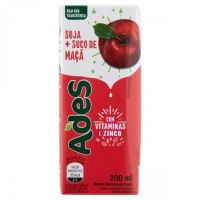 imagem de BEBIDA A BASE DE SOJA ADES MAÇÃ CAIXA 200ML