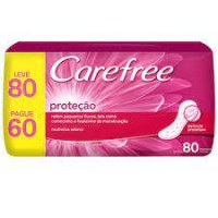 imagem de ABSORVENTE CAREFREE PROTEÇÃO PERFUME L80 P60