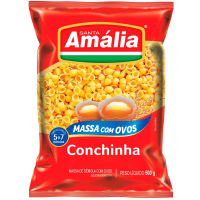 imagem de MACARRÃO AMÁLIA COM OVOS 500G CONCHA PQ