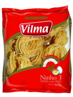 imagem de MACARRÃO VILMA COM OVOS 500G NINHO N3